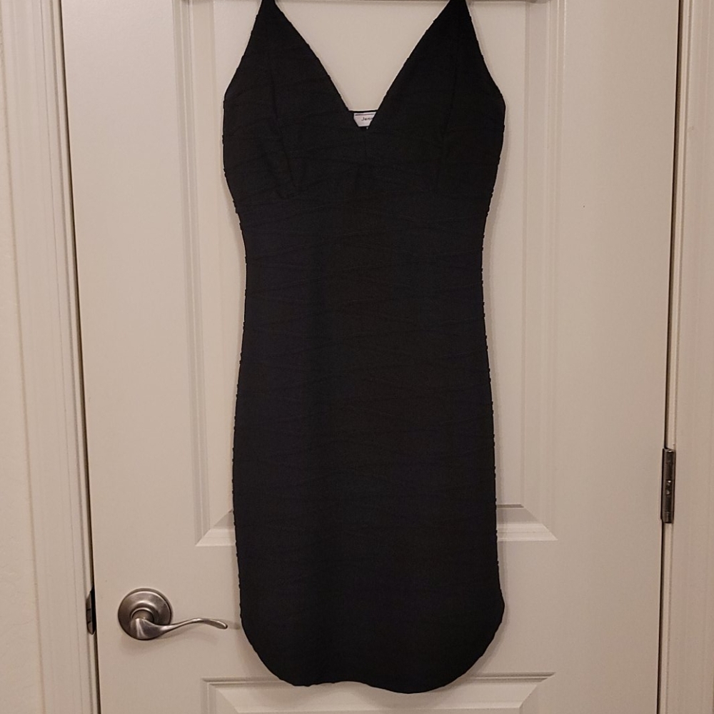 Black Body Fitting Dress